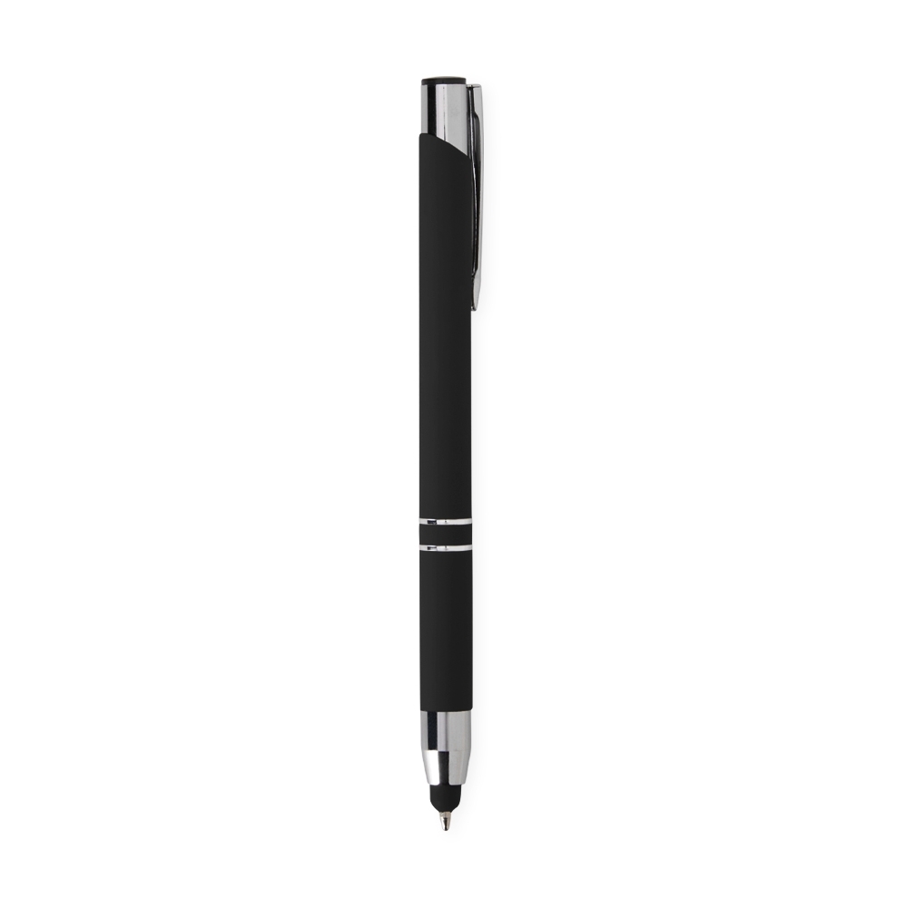 Imagem: Caneta Emborrachada Metal Touch premium