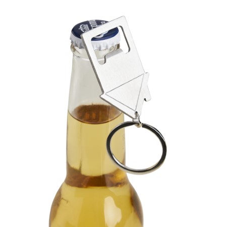 Terceira Imagem: Chaveiro casa metal abridor