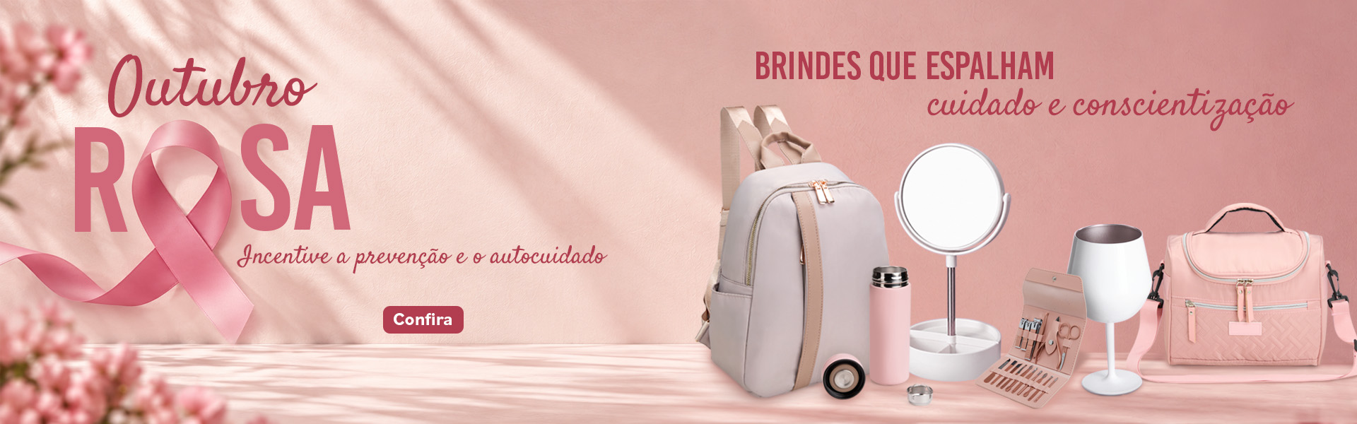 Banner promocional Brindes