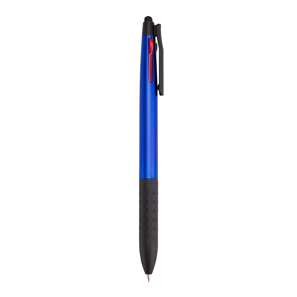 Quarta Imagem: Imagem: Caneta plastico 3 em 1 Touchpersonalizada