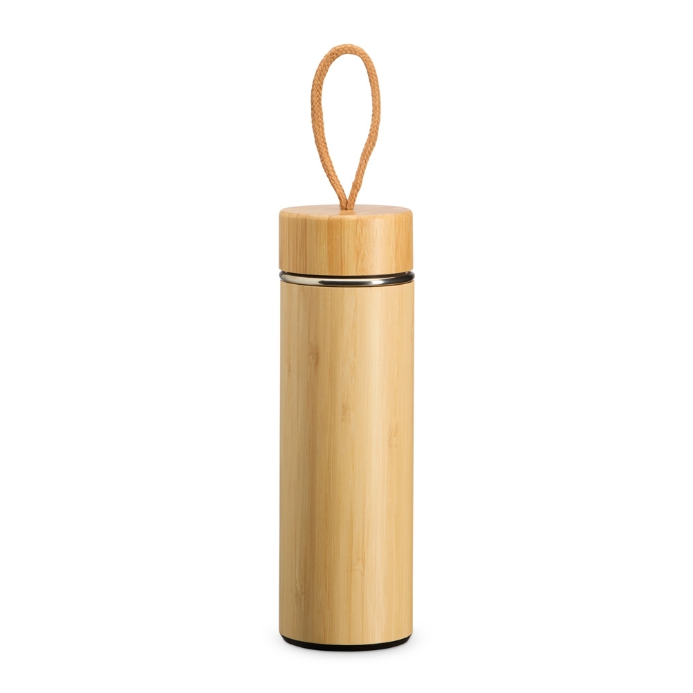 Imagem: Garrafa Térmica Bambu 400ml personalizada